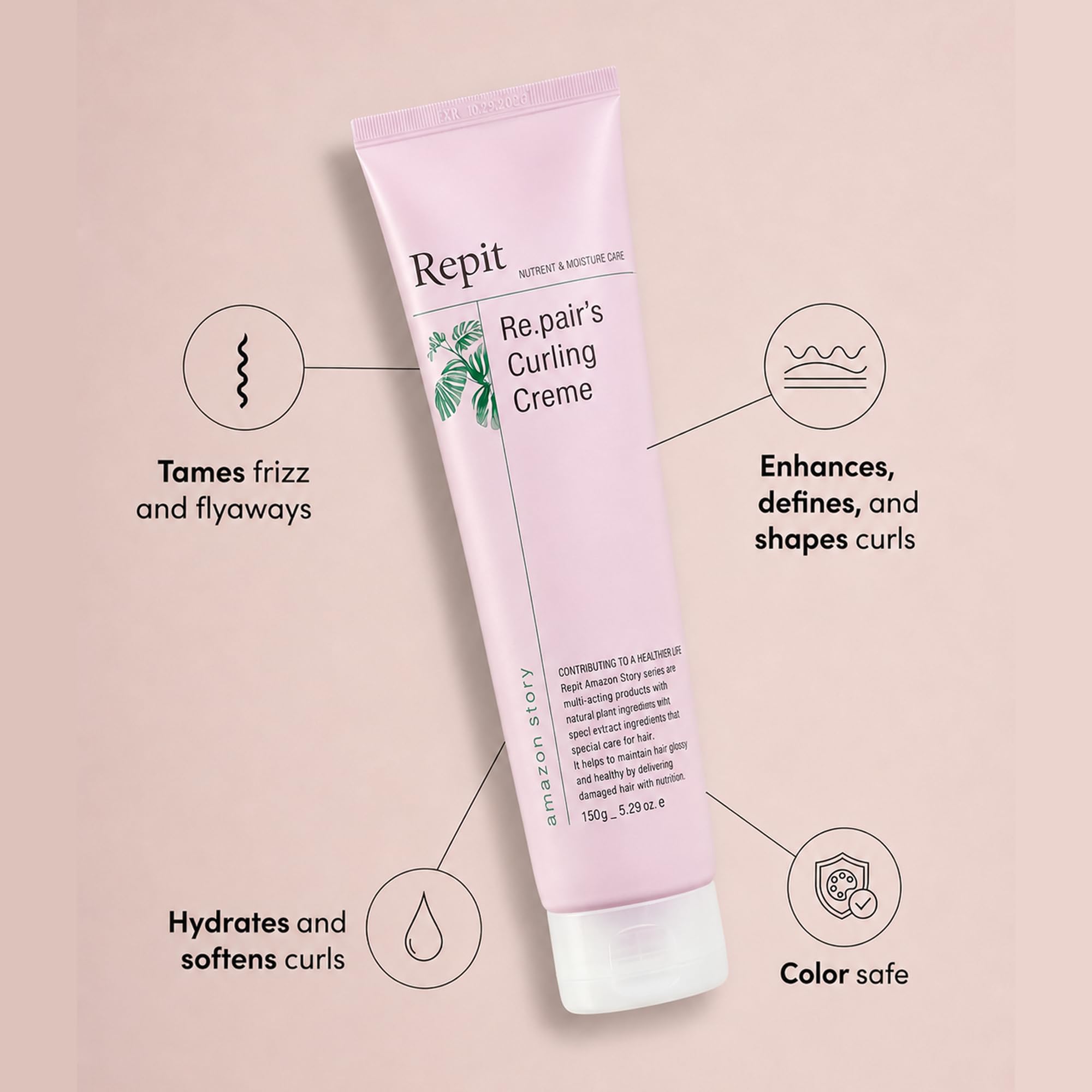 Amazon.com: Repit Repair's Curling Creme Korean Curl Defining